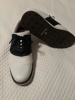 Jack Grace Golf Shoes White and Black 10.5 men