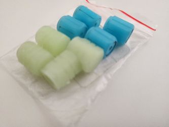 8pcs Universal Fluorescent Luminous Tire Valve Stem Covers Car Tire Valve Cap