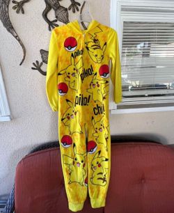 Pokemon Pikachu costume PJ sz 10/12