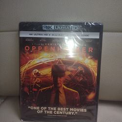 New Oppenheimer 4k Ultra HD + BLU RAY + Digital Code