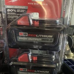 Milwaukee XC 6.0 18 Volt Battery 2 Pack