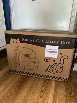 Self-Cleaning Litter Box for Multi-Cat Homes - Open-Top Auto Litter Cleaner with APP Control, Safety Sensors, Odor Lock & 10.5L Large Waste Bin