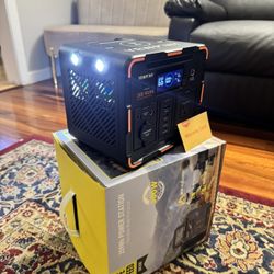 EM300 Portable Power Station, 300W Solar Generator, 259Wh LiFePO4 Battery, USB-C PD 65W, Pure Sine Wave, Wireless Charging for Camping, Outdoor, Emerg