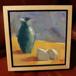 Oil on panel, Mary Valente