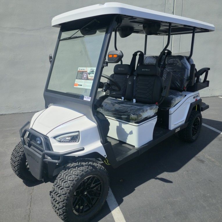 2025 GEN 2 Bintelli Nexus 6-Passenger Lifted 72-Volt Street Legal LSV Golf Cart