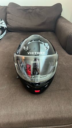 Victory Full-Face Motorcycle Helmet Black