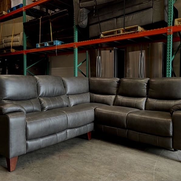 Rizzo heights leather power 2024 reclining sectional with power headrests