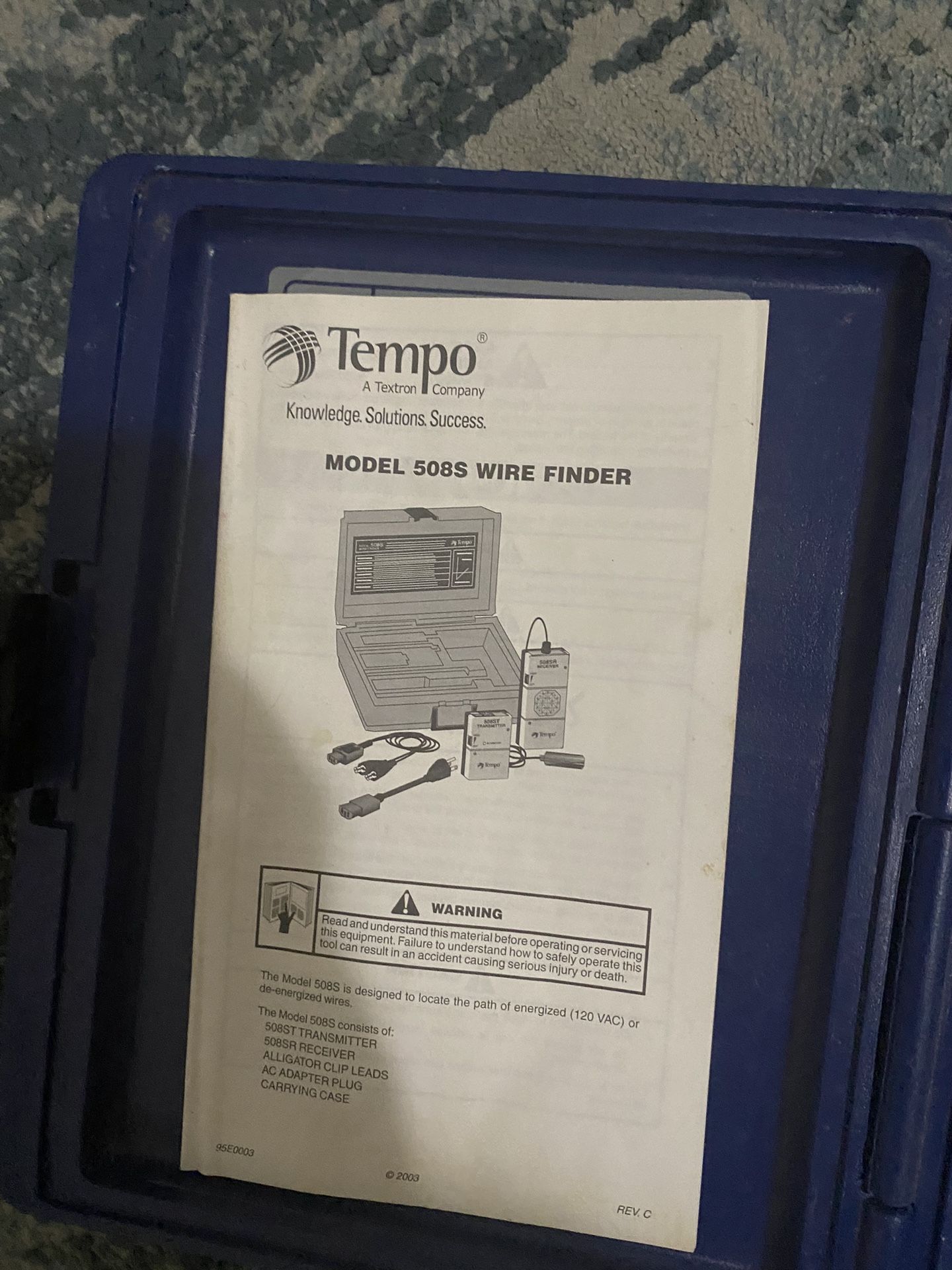 Tempo 508s Wire Transmitter And Receiver