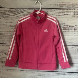 Girls Adidas Pink Track Jacket size 5