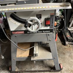 Craftsman 10” Table Saw  w/ Router 