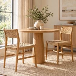 60% OFF NEW IN BOX - 2 Oak Wood Dining Chairs - $199 Each 🚚 Delivery Available