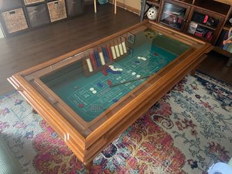 Craps Cocktail Coffee Table