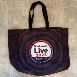 Nintendo Live 2023 Cloth Canvas Tote Bag PAX West 2023