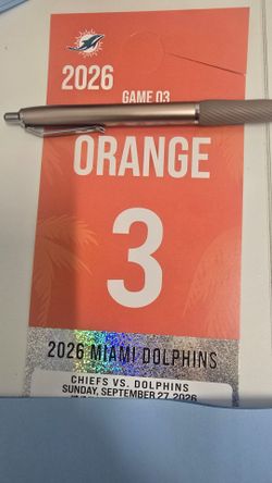 Orange parking pass Game 3 hard rock