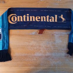 Brand new promotional Continental Tires and ECNL soccer mini scarf