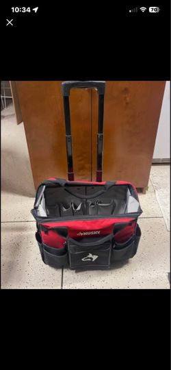Husky tool bag and wheels