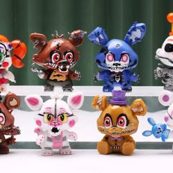 Action Figures, 8Pcs Game Figurines Toys for Video Games Fans, 2.6 Inch Collectible Playset