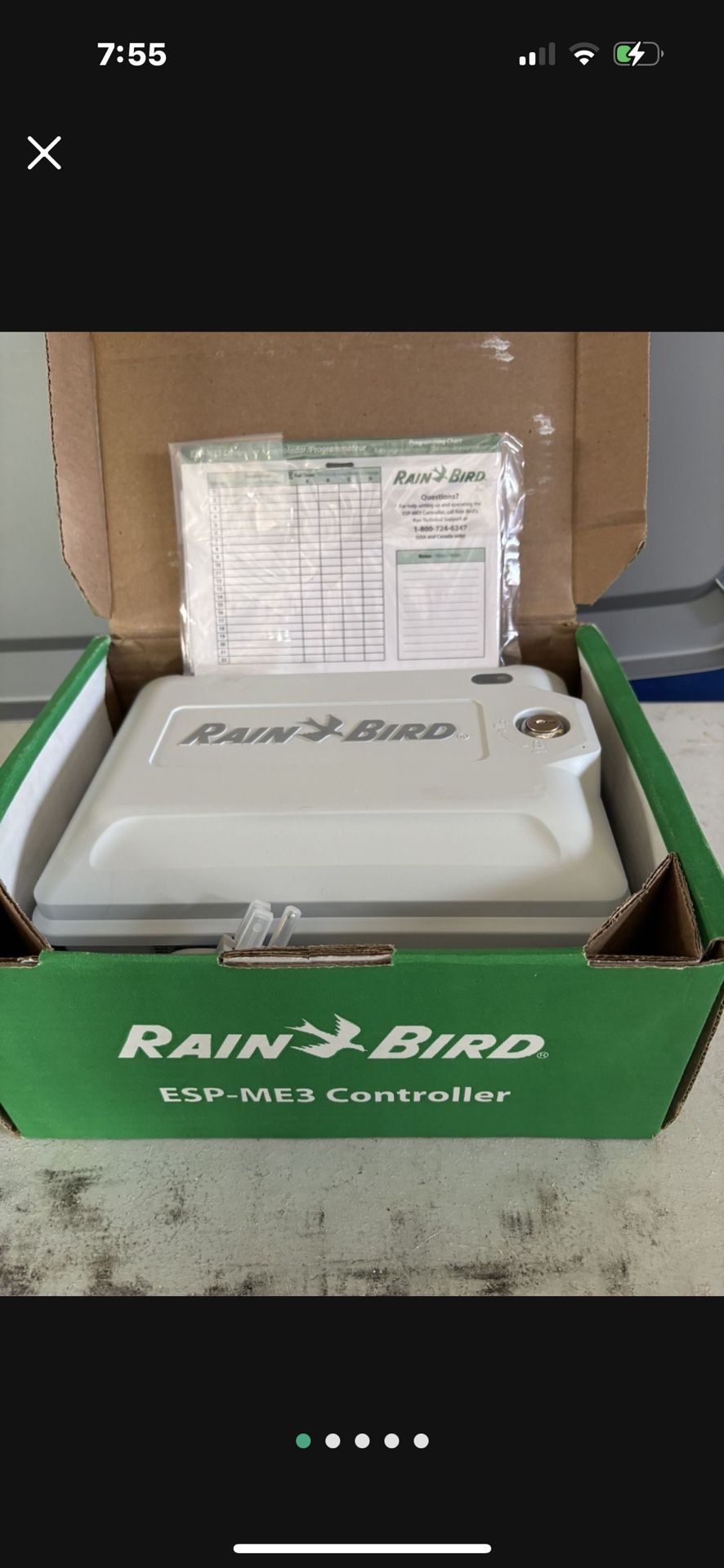 New RainBird ESP- ME3 Controller
