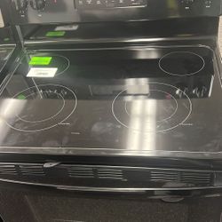 NEW GE BLACK STOVE RANGE KNI