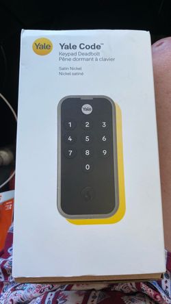 Yale Code Keypad Deadbolt