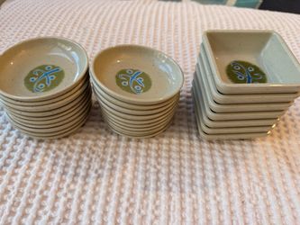 Ceramic soy dishes