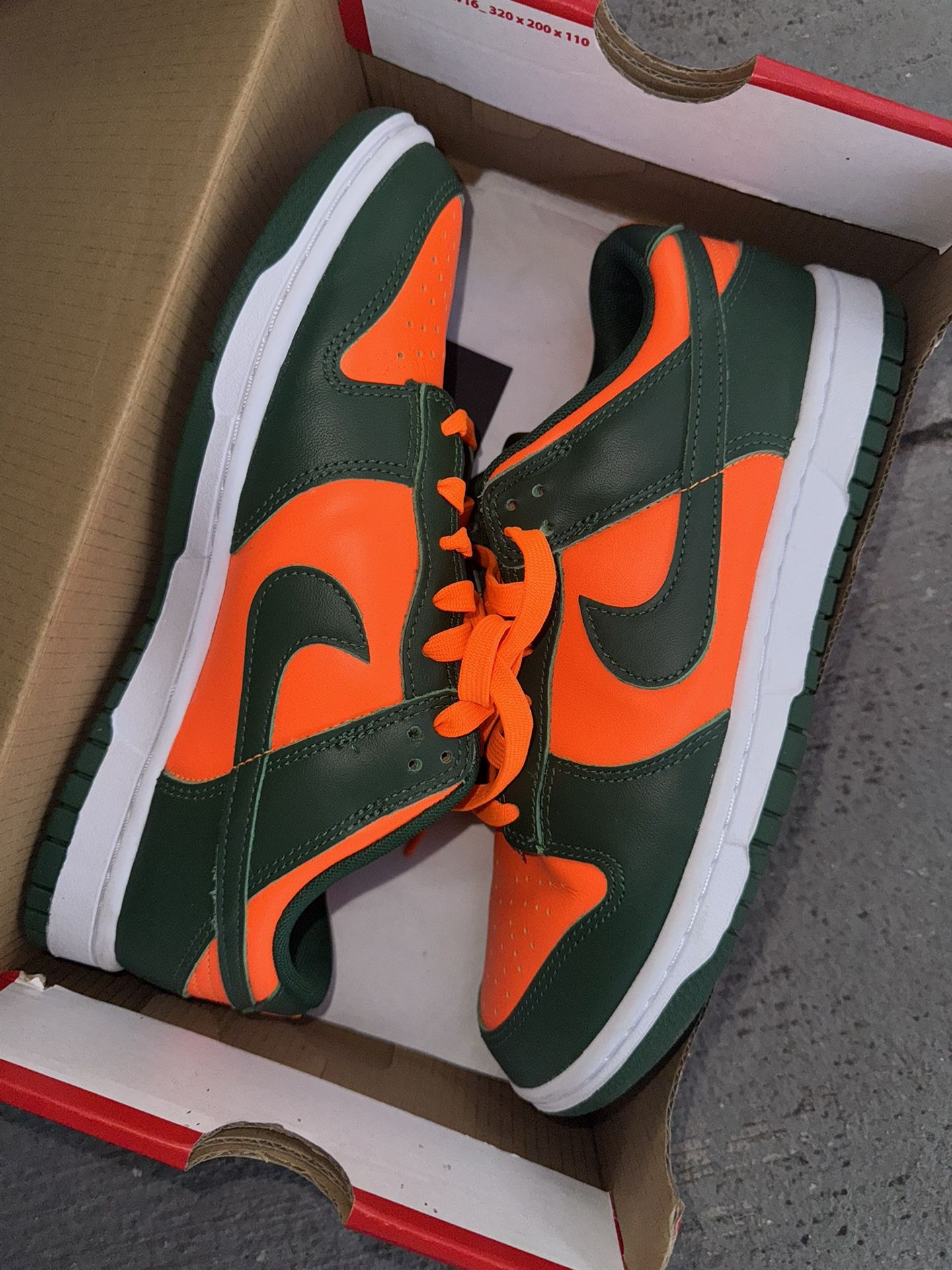 Miami Hurricane Sb Dunks