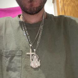 Sterling Silver And Jesus Piece