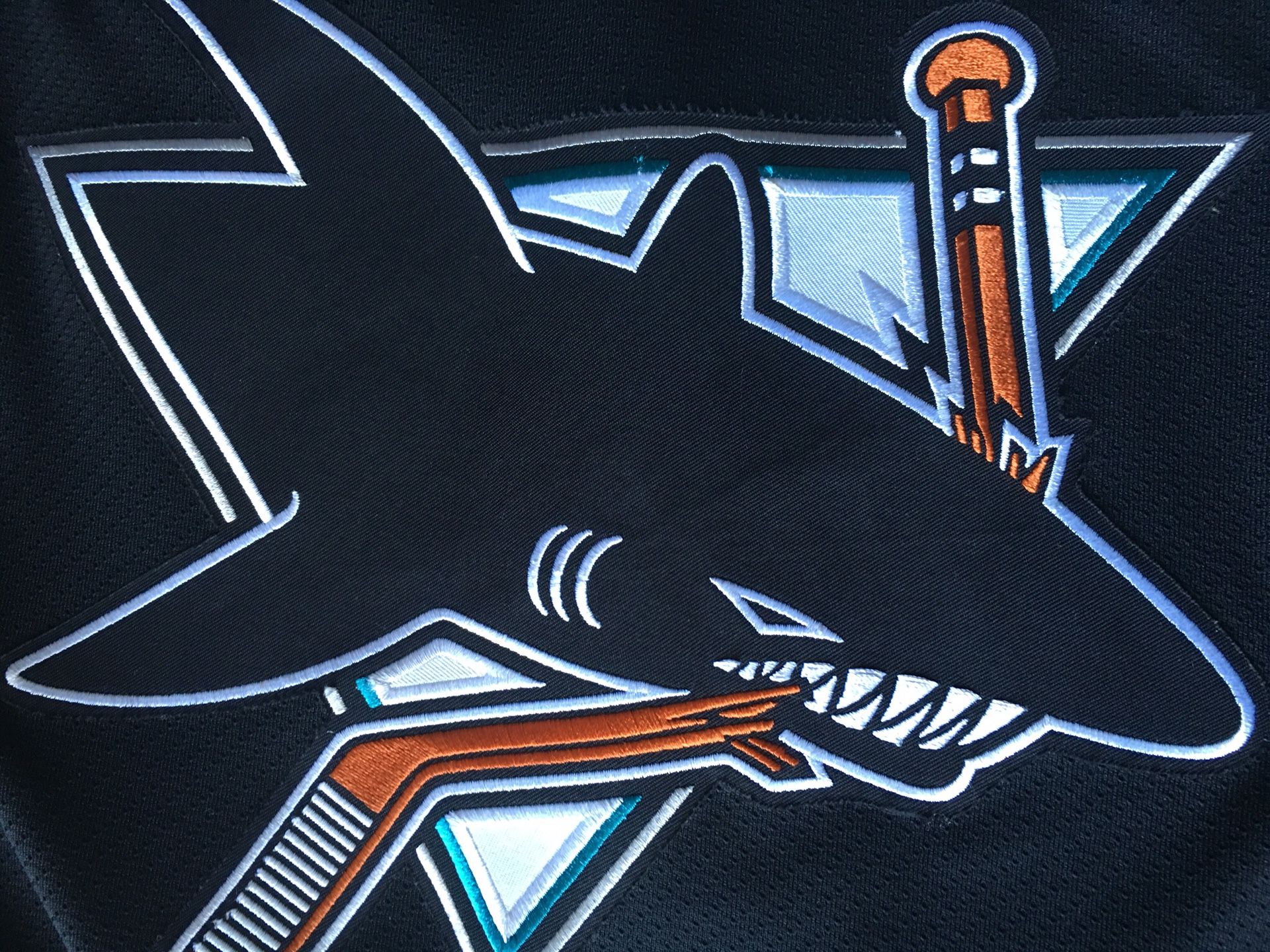 Adidas Mike Ricci San Jose Sharks Authentic Hockey Fights Cancer