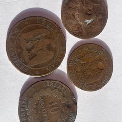 19th Century French Coins 