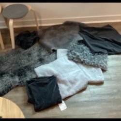 IKEA Bundlle Of Rugs And Pillowcase Overs