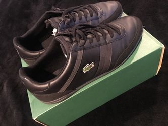 Lacoste black shoes