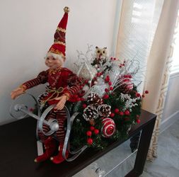 Professional Christmas Decoration with Beautiful Handmade Elfs navidad