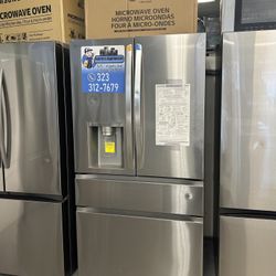 WEEKEND SALE: LG 25 Cu Ft Smart Counter Depth Max French Door Refrigerator With Full Convert Drawer
