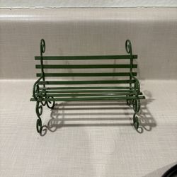 Miniature Doll House Park Bench 