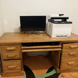 Large Wooden Desk