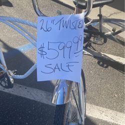 26 Inch Twisted Beach Cruiser
