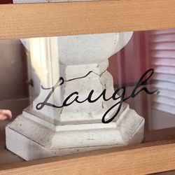 wooden Glass sign