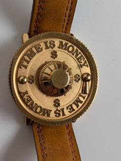 Vintage 1992 Pedre Disney Scrooge McDuck Time Is Money Vault Watch Working