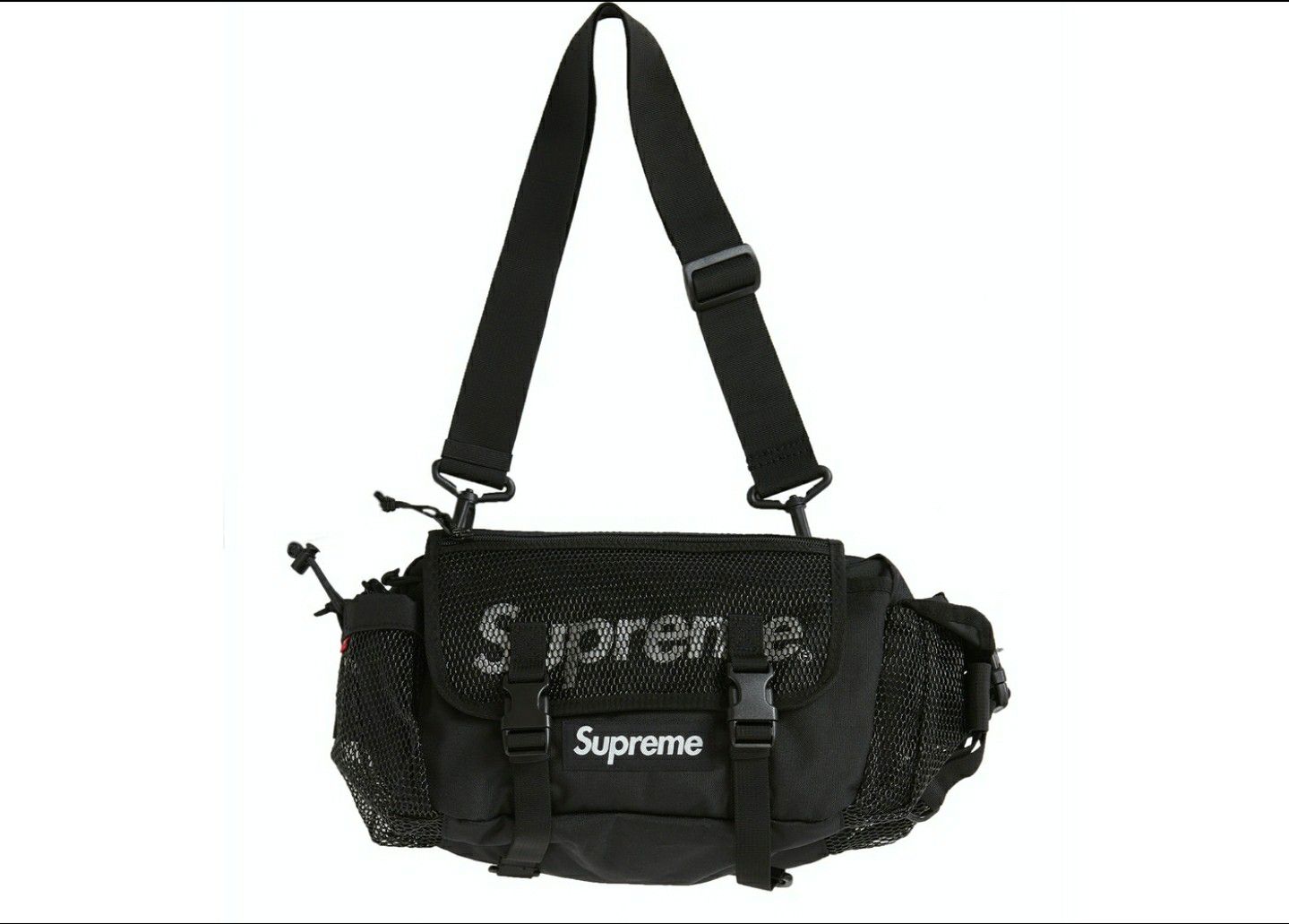[SS20] Supreme Mesh Waist Bag (Black)