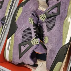 Jordan 4s Purple Canyon