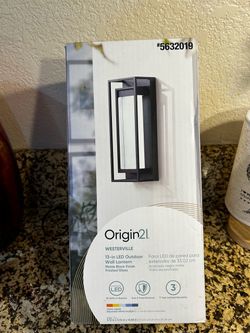 Origin21 Westerville 13-in LED Outdoor Wall Lantern