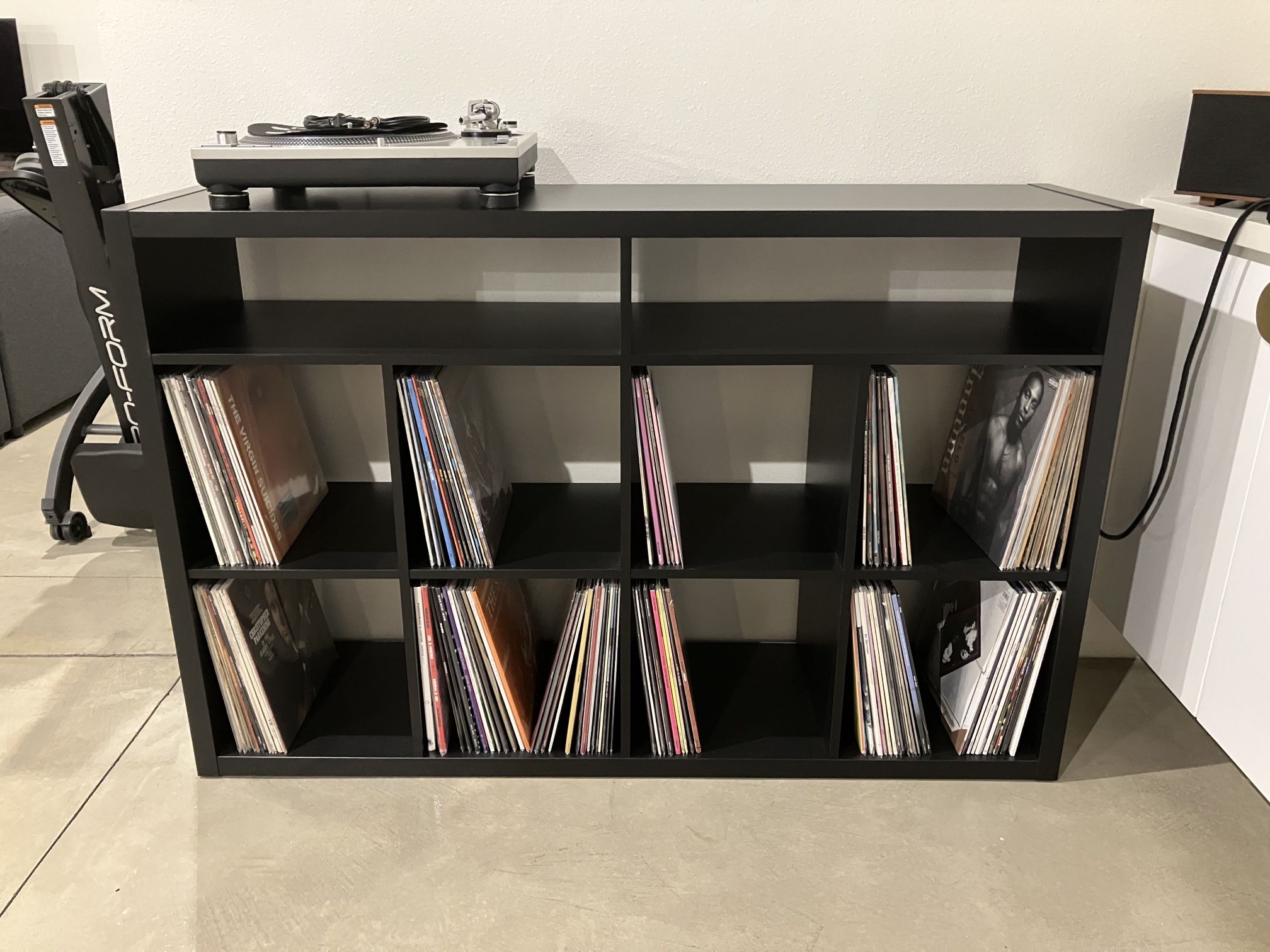 Ikea Obegransad Kallax Shelf DJ Console Table / Record Cabinet - Rare!
