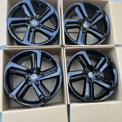 Honda Accord Sport Rims 19” Original OEM Factory Wheels Rines New Gloss Black Powder Coated ( Exchange Available) 
