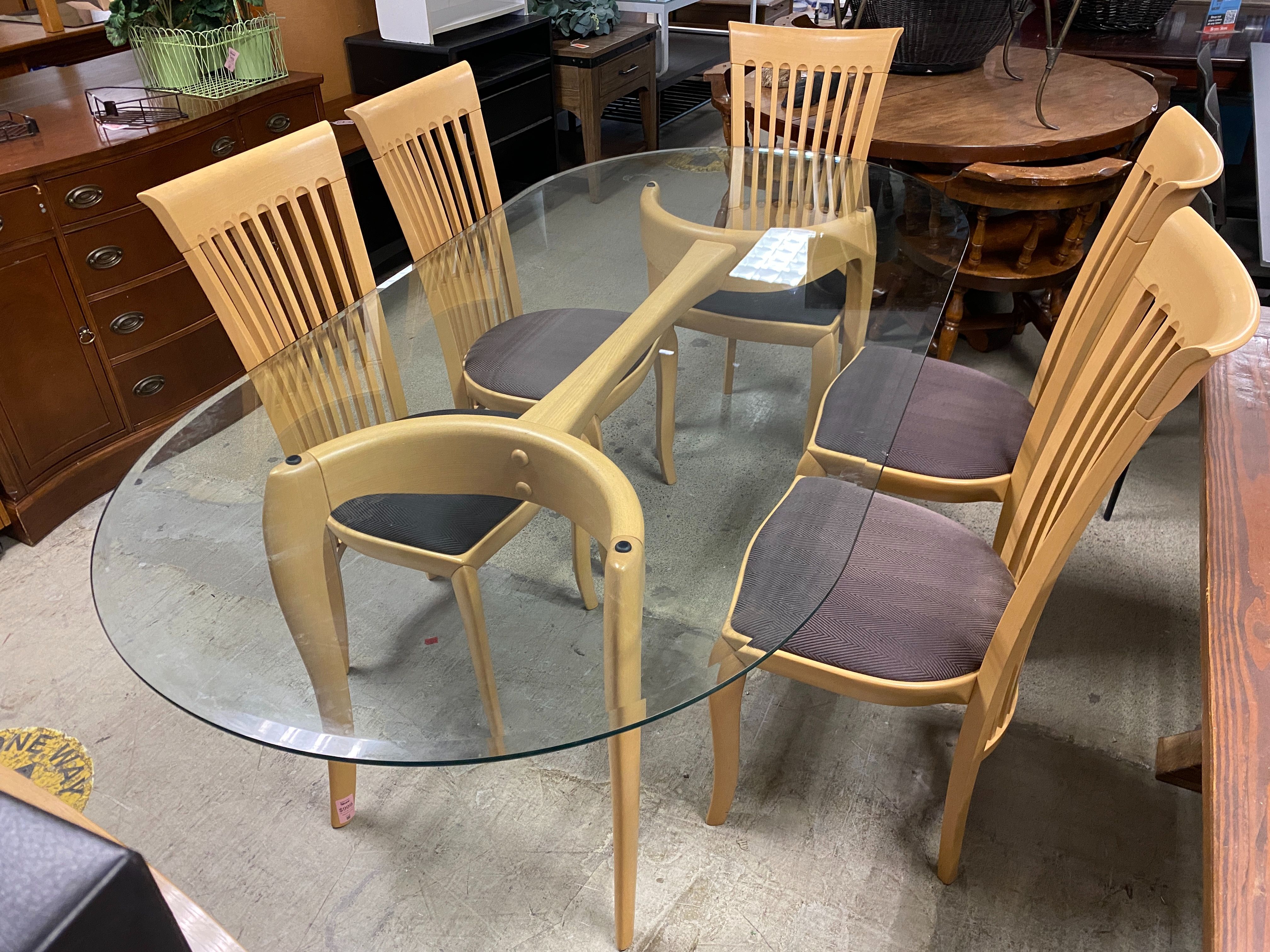 SIBAU Dining Table W/ Five Chairs