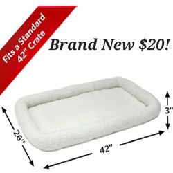 Brand New 42" Or 48"  Dog Beds  Xl Dog Crate Pads $20 Washable 2 Colors Available Non Slide Bottom  Dog Mat  Bigger & Smaller Sizes Available 