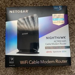 Netgear Nighthawk AC1900 Wi-Fi Cable Modem Router 