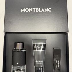  Colognes / perfumes / fragrances Montblanc Men's 3-Pc. Explorer Eau de Parfum Gift Set 