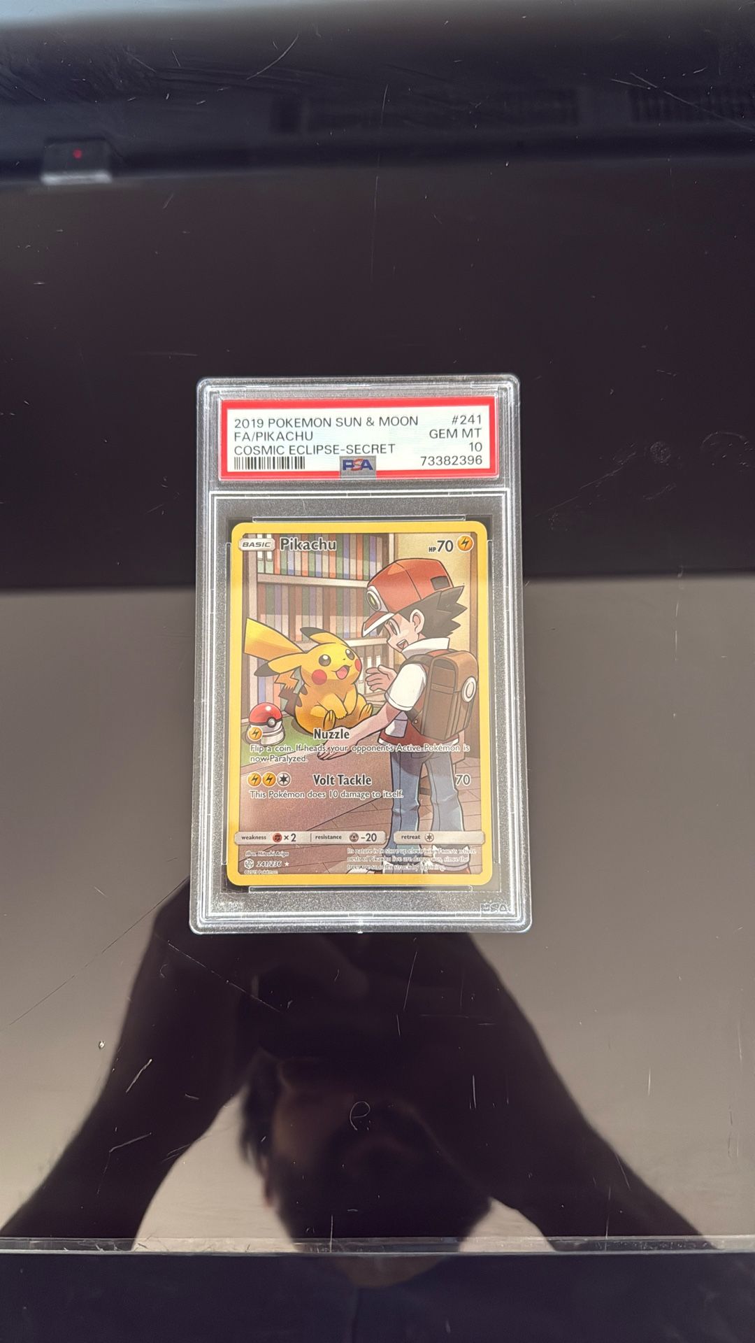 Pikachu 241/236 Cosmic Eclipse PSA10