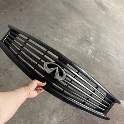 OEM Black Front Grill Infiniti G37 Sedan 2010-2013