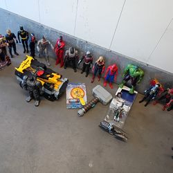 The 19 Marvel Action Figures 